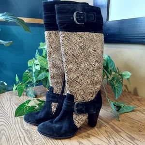 Leopard Suede Born Nordstrom Boots